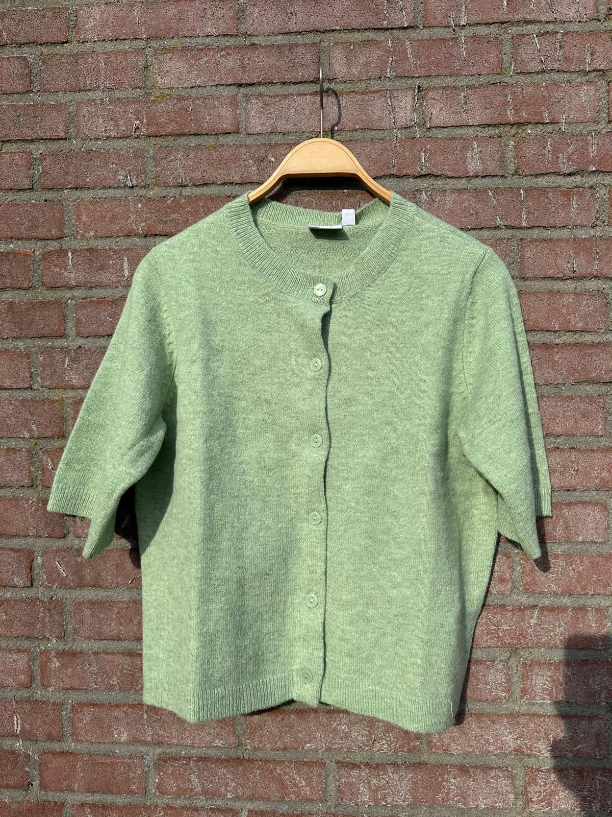 Vest - LIGA 2/4 O-NECK KNIT CARDIGAN - Vila - Image 4