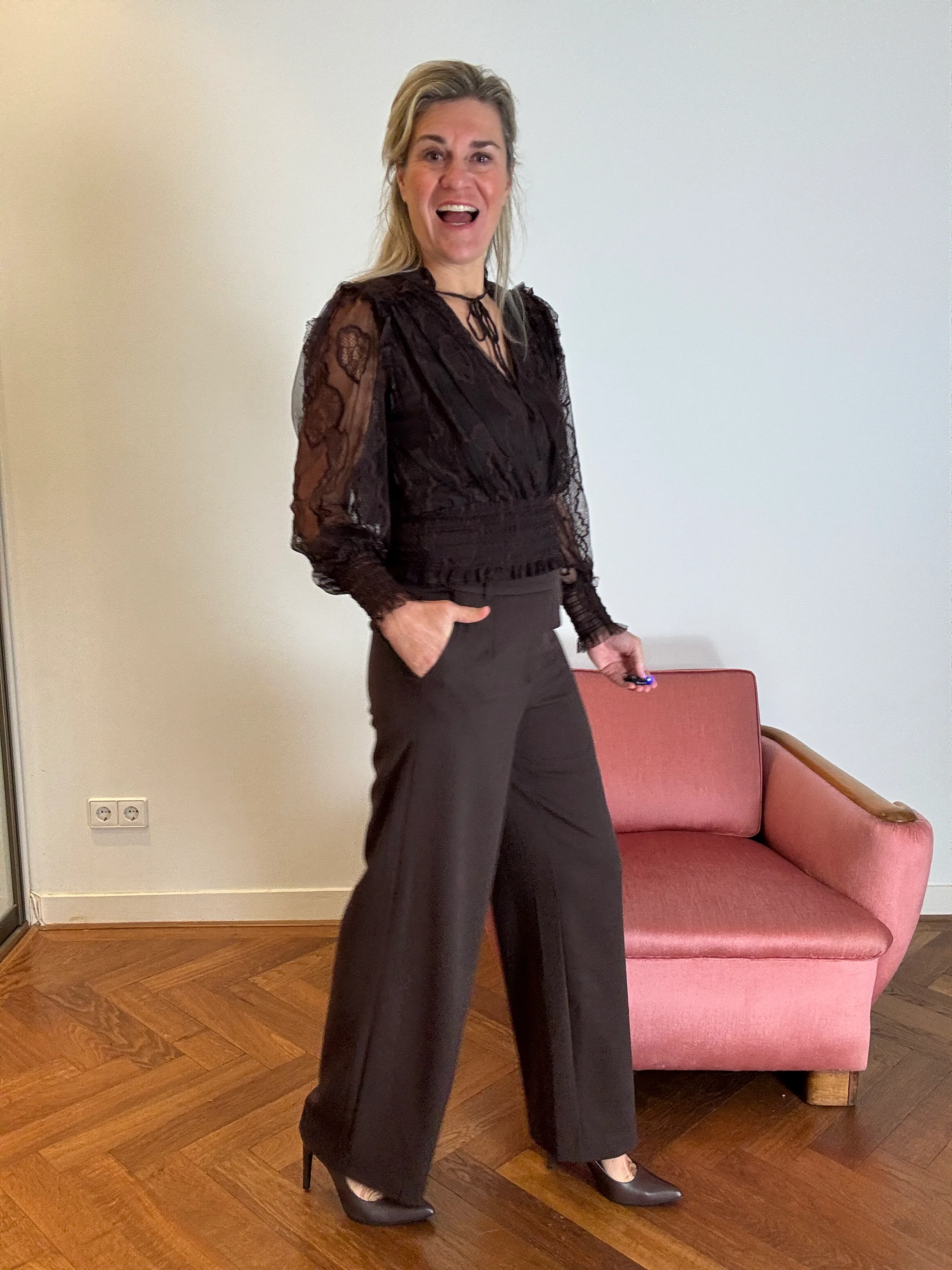 Broek - Varone HW Wide Pant - Vila - Image 5